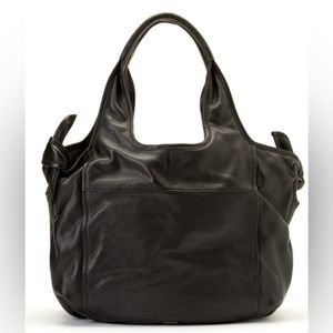 👜 Kooba | Black Carmine Leather Shoulder Bag
